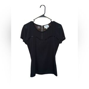 Leo & Ugo Stud Trim Blouse